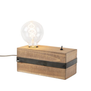 Industrial table lamp wood - Reena