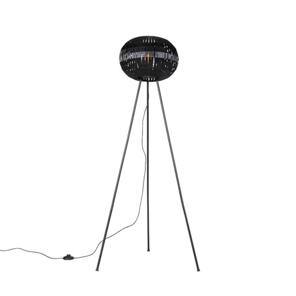 Modern floor lamp tripod black - Zoë Modern floor lamp tripod black - Zoë