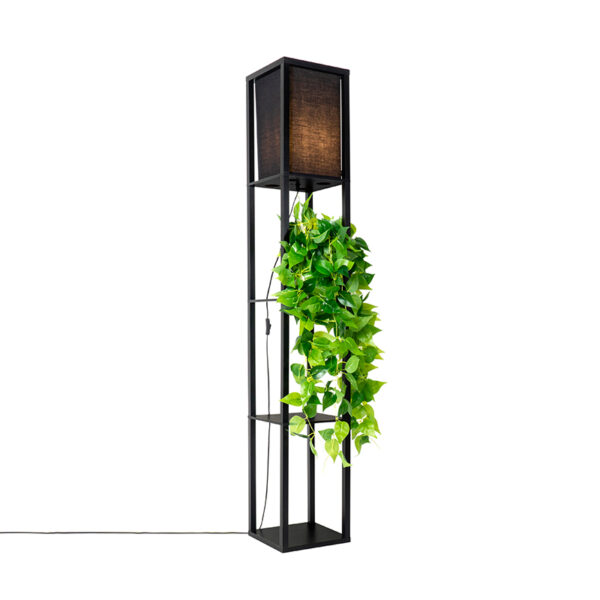 Modern floor lamp black - Stojan