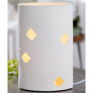Allston Tall Porcelain Table Lamp In White
