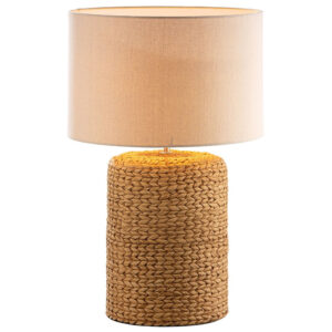 Allegan Cement Bast Table Lamp In Natural