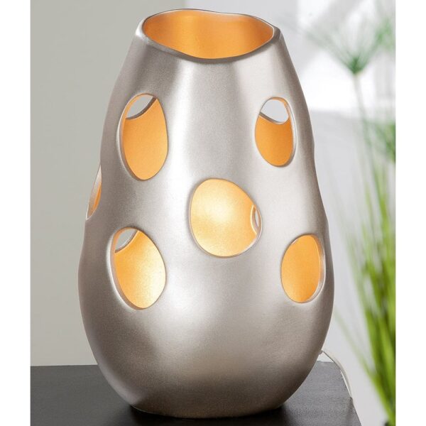 Allston Ceramics Nazareth Conical Table Lamp In Champagne