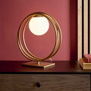 Edinboro Metal Table Lamp in Brushed Gold