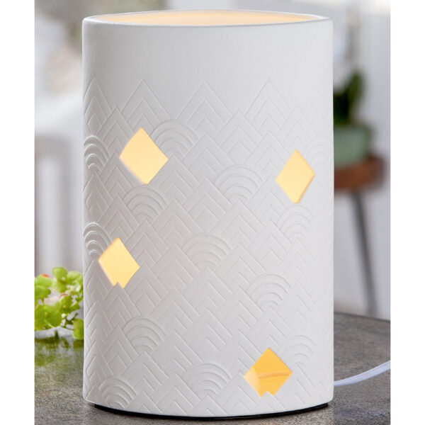 Allston Tall Porcelain Table Lamp In White